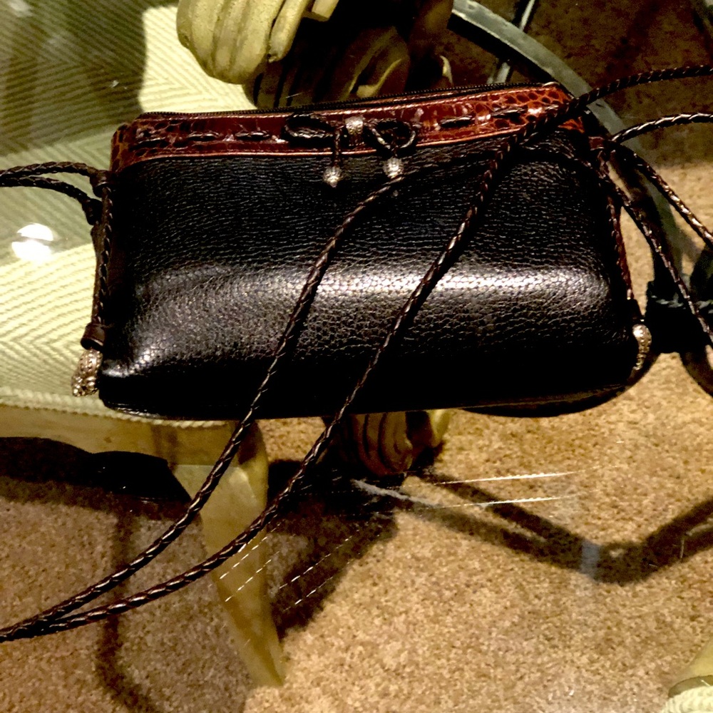 Brighton all leather crossbody bag